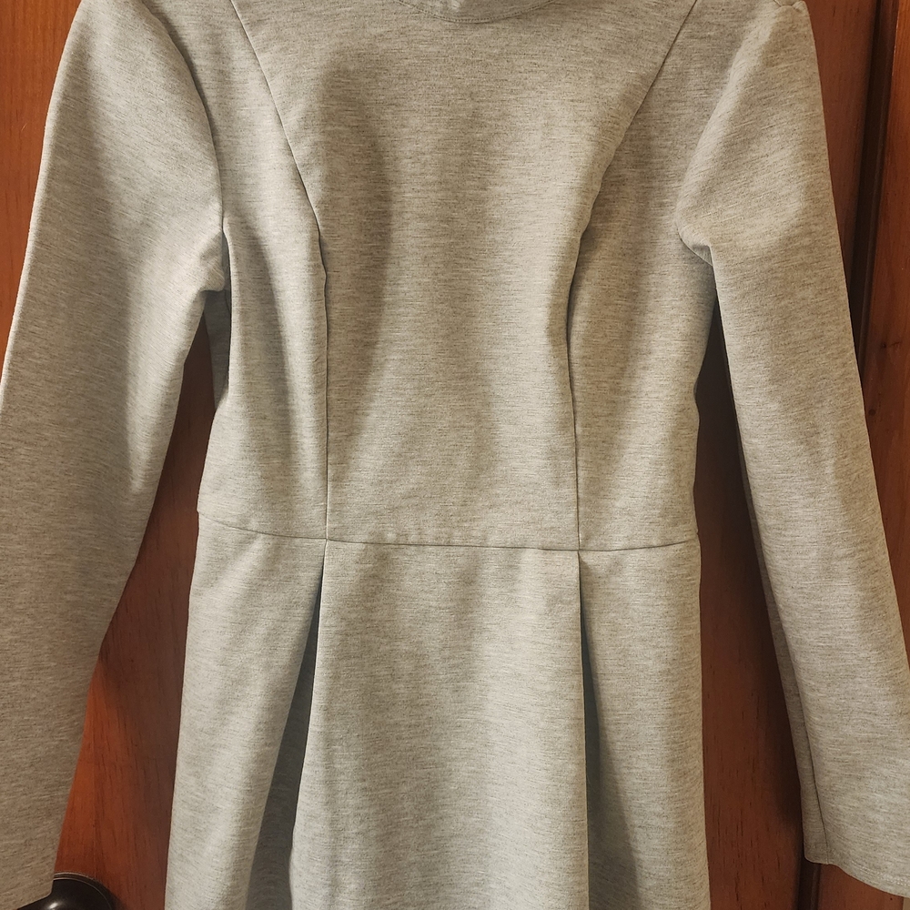 BCBGeneration Gray Long Sleeve Dress